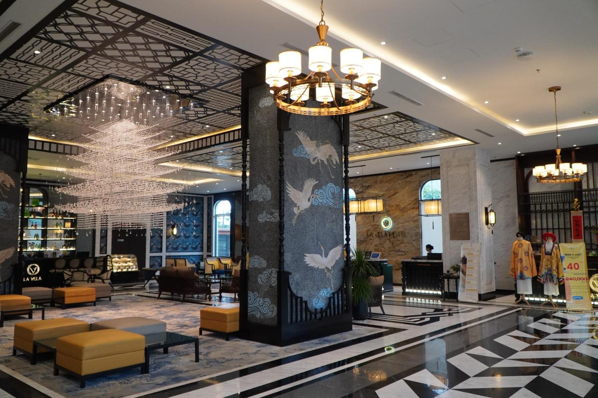 La Vela Hue Hotel מראה חיצוני תמונה The lobby of the hotel